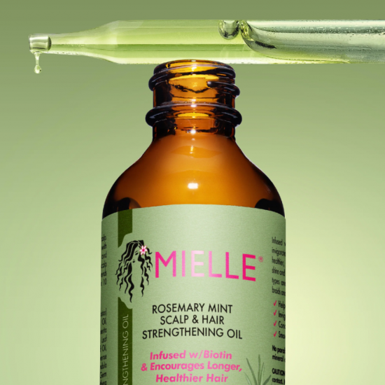 Vaj Rozmarine MIELLE | Rosemary Mint Scalp & Hair Strengthening Oil