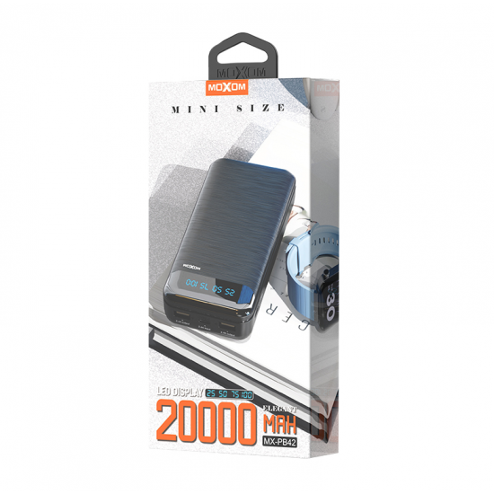 Bateri e Jashtme Power Bank Moxom 20000 mAh