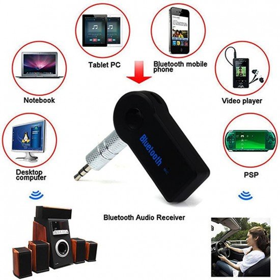 Transmetues Wireless Bluetooth per Makine | Car Music Receiver 3.5mm Transmetues Wireless Bluetooth per Makine | Car Music Receiver 3.5mm