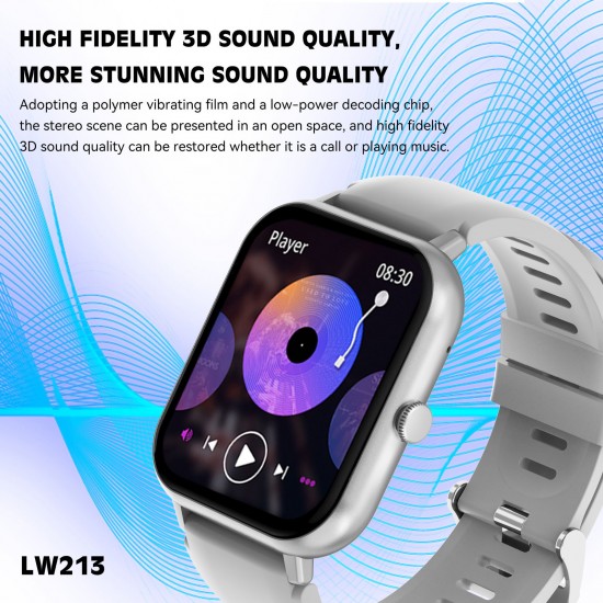 Smartwatch me Bluetooth LENYES 213