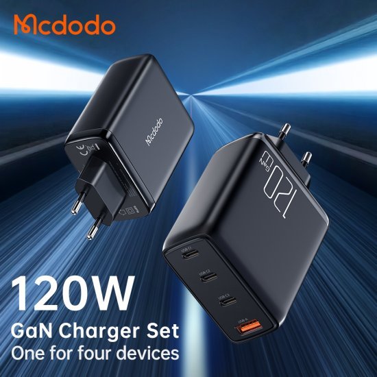 Karikues Mcdodo me 4 Porta Fast Charger 120W