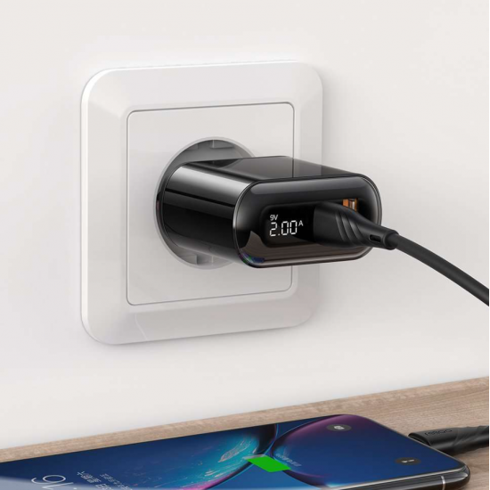 Koke Karikuesi Mcdodo me 2 Porta ( USB + Type-C ) Fast Charger PD+QC 20W