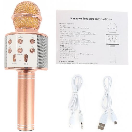 Mikrofon Dore me Bluetooth |  Wireless Handheld Microphone WS-858