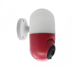 Mini Kamera me Ndricim LED |2MP Smart Snap Wall Lamp Camera 1080P HD