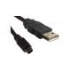 Fishe USB A to mini-B 5pin 28/28AWG 