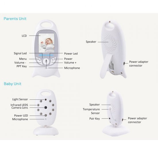 Monitorues per Bebe VB601| Video Baby Monitor VB601 Monitorues per Bebe VB601| Video Baby Monitor VB601