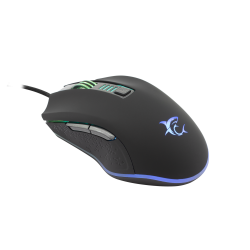 Mouse Gaming White Shark OCTAVIUS 12g Acceleration RGB 6d 6400 dpi | VideoGame 