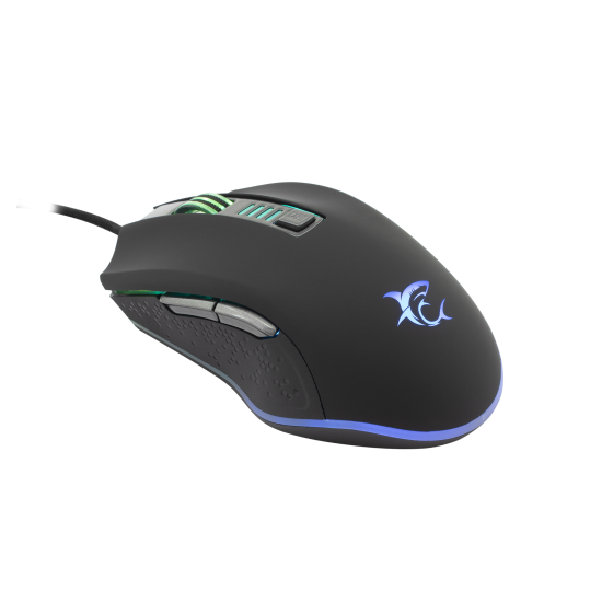 Mouse Gaming White Shark OCTAVIUS 12g Acceleration RGB 6d 6400 dpi | VideoGame 