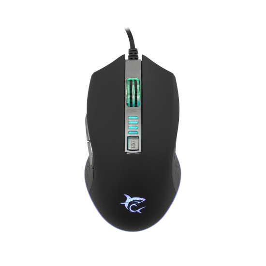 Mouse Gaming White Shark OCTAVIUS 12g Acceleration RGB 6d 6400 dpi | VideoGame 