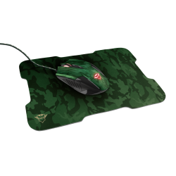 Mouse Gaming Trust + Mouse Pad Rixa Camo 23611 6d 3200 dpi | VideoGame 