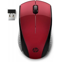 Mouse me Wireless HP 220 7KX10AA Ngjyre e Kuqe | Mouse per Kompjuter 