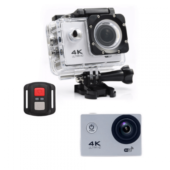 Kamera Sportive 4K HD |Sports Cam HD Wifi + Wrist RF 