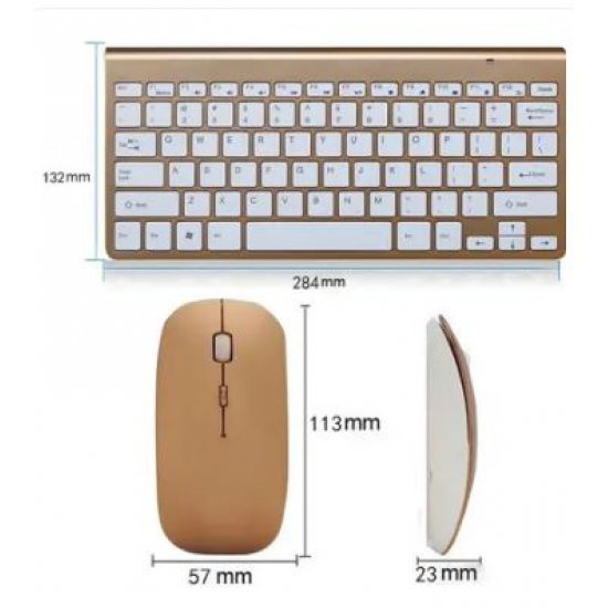 Tastiere dhe Mouse me Wireless 2.4 GHz | Multimedia Keyboard