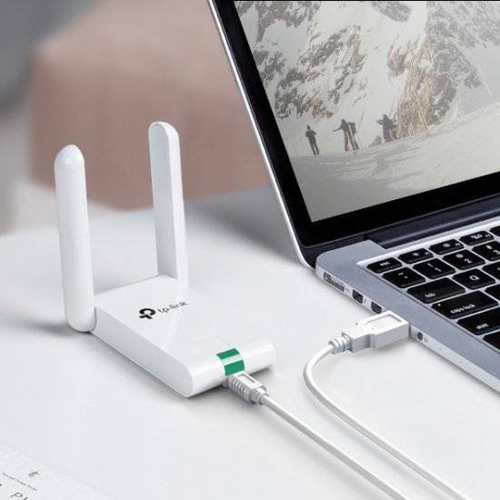 Perforcues Sinjali USB TP-LINK 300Mbps | High Gain Wireless USB Adapter