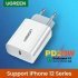 Karikues Ugreen Fast Charger per iPhone 11/ X/ Xs/ 8, Xiaomi