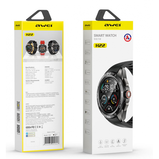 Smartwatch me Bluetooth Awei H22