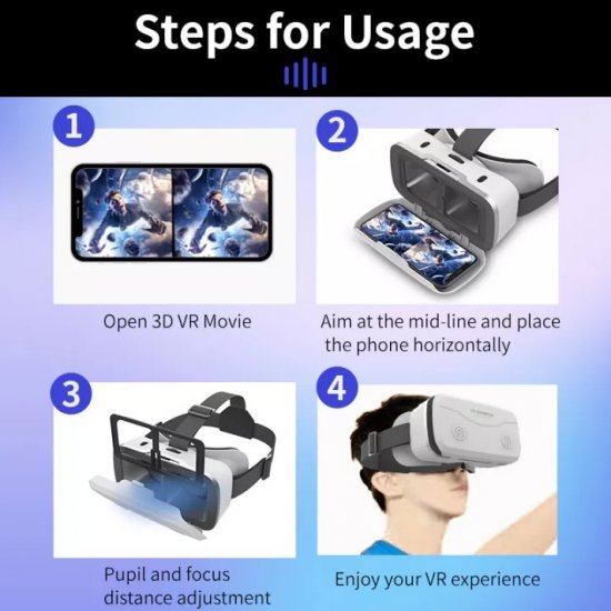 Syze Virtuale VR Shinecon SC-G15 | Realiteti Virtual | Virtual Reality 3D VR Glasses 