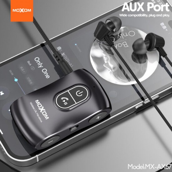 Adaptor Audio MP3 me Bluetooth MOXOM MX-AX67