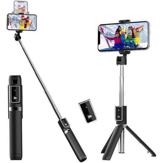 Shkop Selfie me Wireless P40 |Wireless Mini Live Broadcast Selfie Stick 