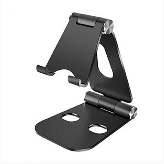 Mbajtese Telefoni Alumini per Tavoline| Black Phone Stand Table Mbajtese Telefoni Alumini per Tavoline| Black Phone Stand Table