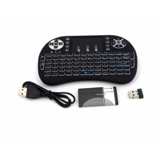 Mini Keyboard 2.4G Wireless Mouse and Touch Pad i8