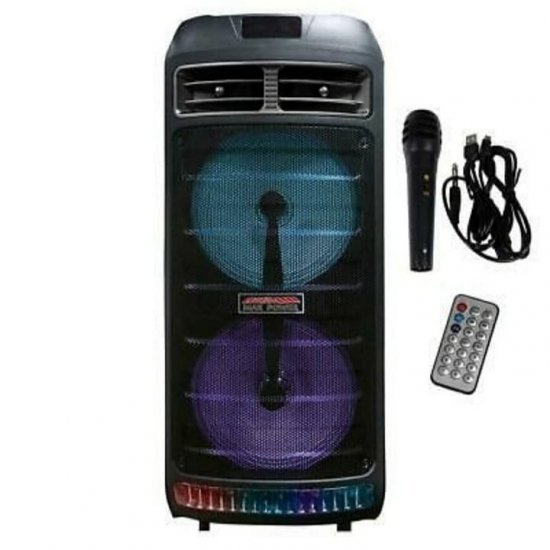 Altoparlant i Dyfishtë KARAOKE me Mikrofon |Rechargeable Speaker System CH-8816A