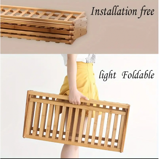 Raft i Palosshem per Organizimin e Kepuceve | Foldable Shoe Rack