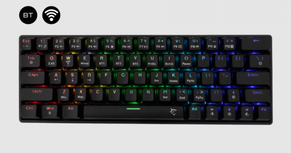 Tastiere White Shark PL KEYBOARD GK-003111 KAIKEN-US