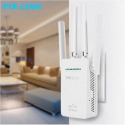 Perforcues Sinjali WiFi Repeater Pix Link LV-WR09 me 4 Antena te Jashtme