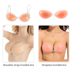 Ngjitese Gjoksi me Push Up | Silicone Push Up Sticky Bra
