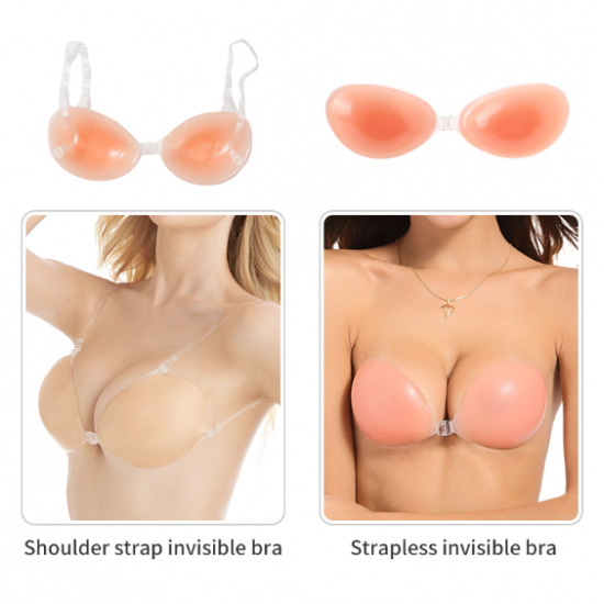 Ngjitese Gjoksi me Push Up | Silicone Push Up Sticky Bra