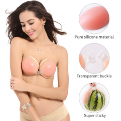 Ngjitese Gjoksi me Push Up | Silicone Push Up Sticky Bra