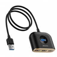 Baseus Square Round 4 in 1 USB HUB Adaptor 