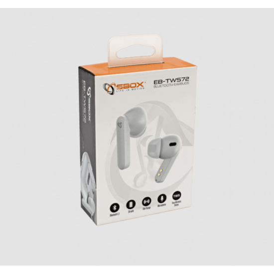 Kufje me Bluetooth SBOX EB-TWS72 Earbuds