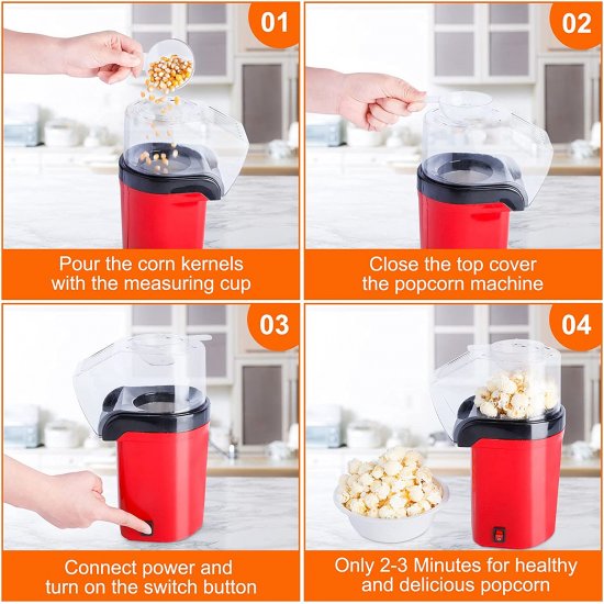 Pajisje per Kokoshka | Air Popcorn Popper Maker