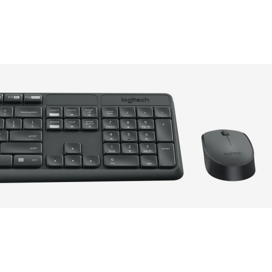 Tastiere dhe Mouse me Wireless | Logitech Keyboard and Mouse MK235 