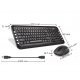 Tastiere dhe Mouse me Wireless 2.4 GHz | Wireless Keyboard and Mouse A4 Tech 7200N