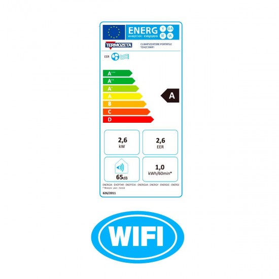 Kondicioner Portabel 9000 BTU | AIRZETA CLIMA C3 Wi-Fi