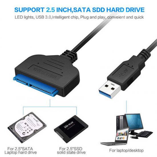 Adaptor USB ne SATA per HDD dhe SSD