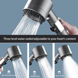 Koke Dushi me Presion 3in1 | Multifunctional 3 Mode Showerhead