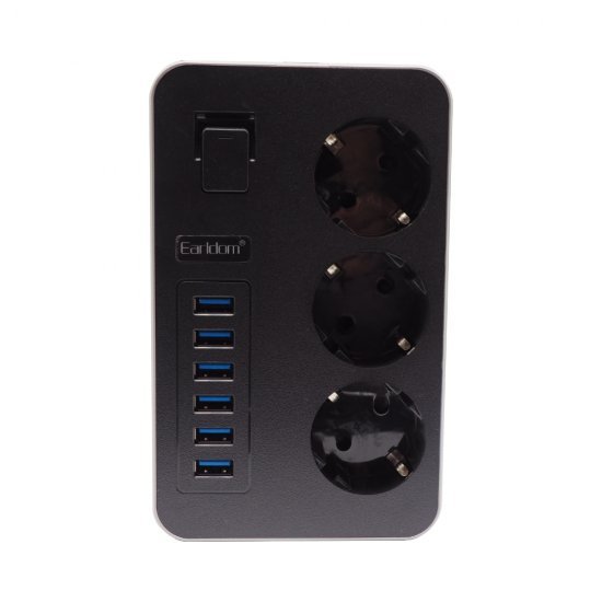 Prize Earldom me 3 Porta| Power Socket ES-SC07