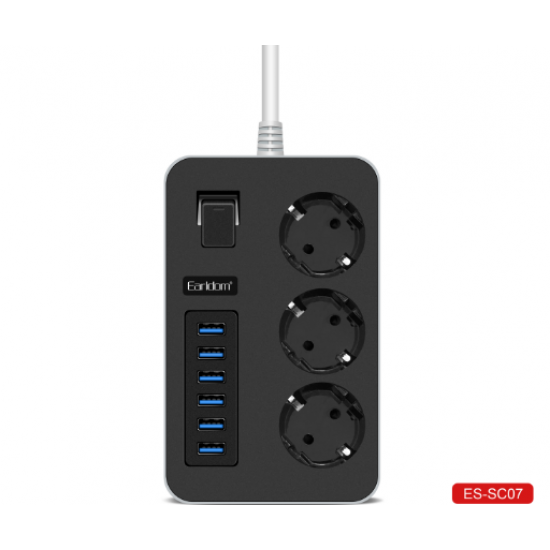 Prize Earldom me 3 Porta| Power Socket ES-SC07