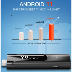 Android Y9 TV Stick | USB dhe Telekomande