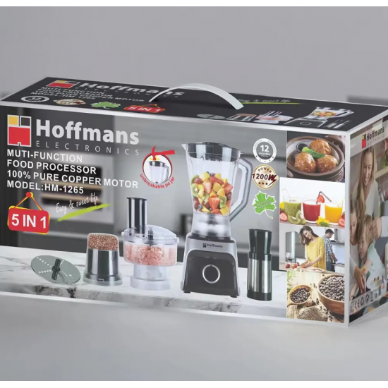 Blender Multifunksional 5in1 Hoffmans HM-1265