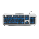 Tastiere White Shark GLADIATOR per Lojra | White Shark KEYBOARD GK-1623 Metal 