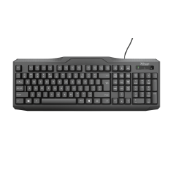 Tastiere Trust per Kompjuter Desktop | Trust Keyboard Classic Line Black #20517