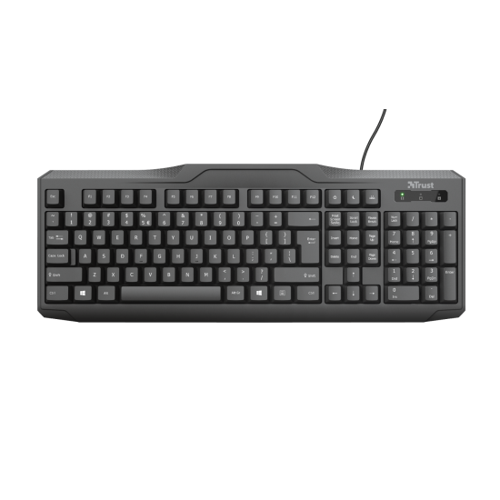 Tastiere Trust per Kompjuter Desktop | Trust Keyboard Classic Line Black #20517