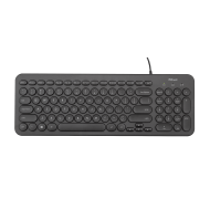 Tastiere Trust per Kompjuter Desktop | Trust Keyboard Muto Silent Black 23090 