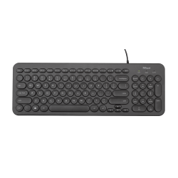 Tastiere Trust per Kompjuter Desktop | Trust Keyboard Muto Silent Black 23090 