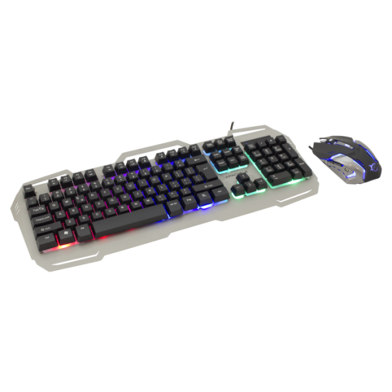 Tastiere dhe Mouse White Shark APACHE-2 per Lojra | WHITE SHARK KEYBOARD AND MOUSE GMK-1901 APACHE - COMBO